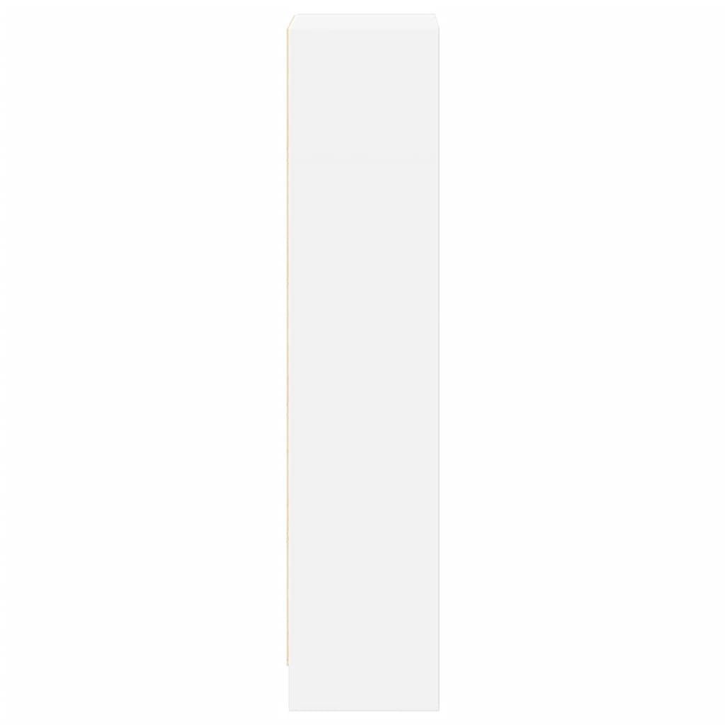 vidaXL Βιβλιοθήκη Λευκή 40x24x109 εκ. από Επεξεργασμένο Ξύλο
