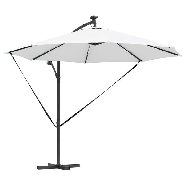 vidaXL Ομπρέλα Cantilever Banana Άμμος 294 x 294 x 248 cm