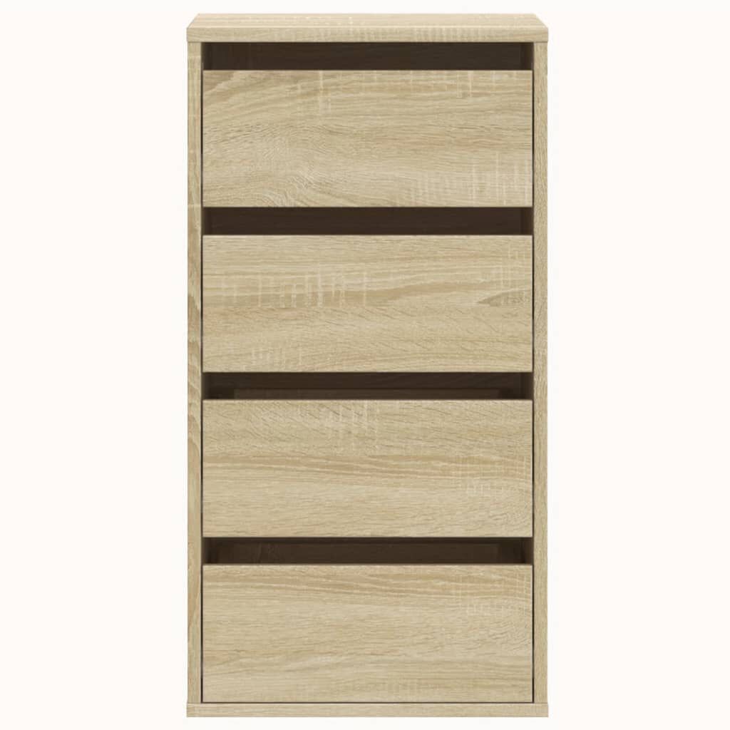 vidaXL Συρταριέρα Sonoma Δρυς 40x41x76 εκ. από Επεξεργ. Ξύλο