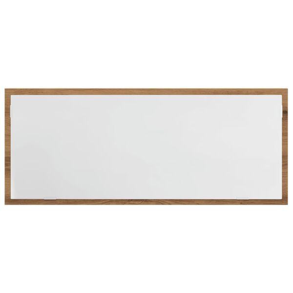 vidaXL καθρέφτης μπάνιου LED Artisan Oak Κατασκευασμένο ξύλο