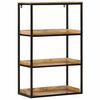 vidaXL Βιβλιοθήκη Καφέ 70 x 35 x 110 εκ. Μασίφ ξύλο μάνγκο