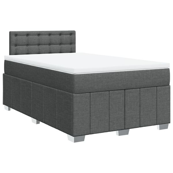 vidaXL &Kappa;&rho;&epsilon;&beta;ά&tau;&iota; Boxspring &mu;&epsilon; &Sigma;&tau;&rho;ώ&mu;&alpha; &Sigma;&kappa;&omicron;ύ&rho;&omicron; &Gamma;&kappa;&rho;&iota; 120x190 &epsilon;&kappa; &Upsilon;&phi;&alpha;&sigma;&mu;ά&tau;&iota;&nu;&omicron;