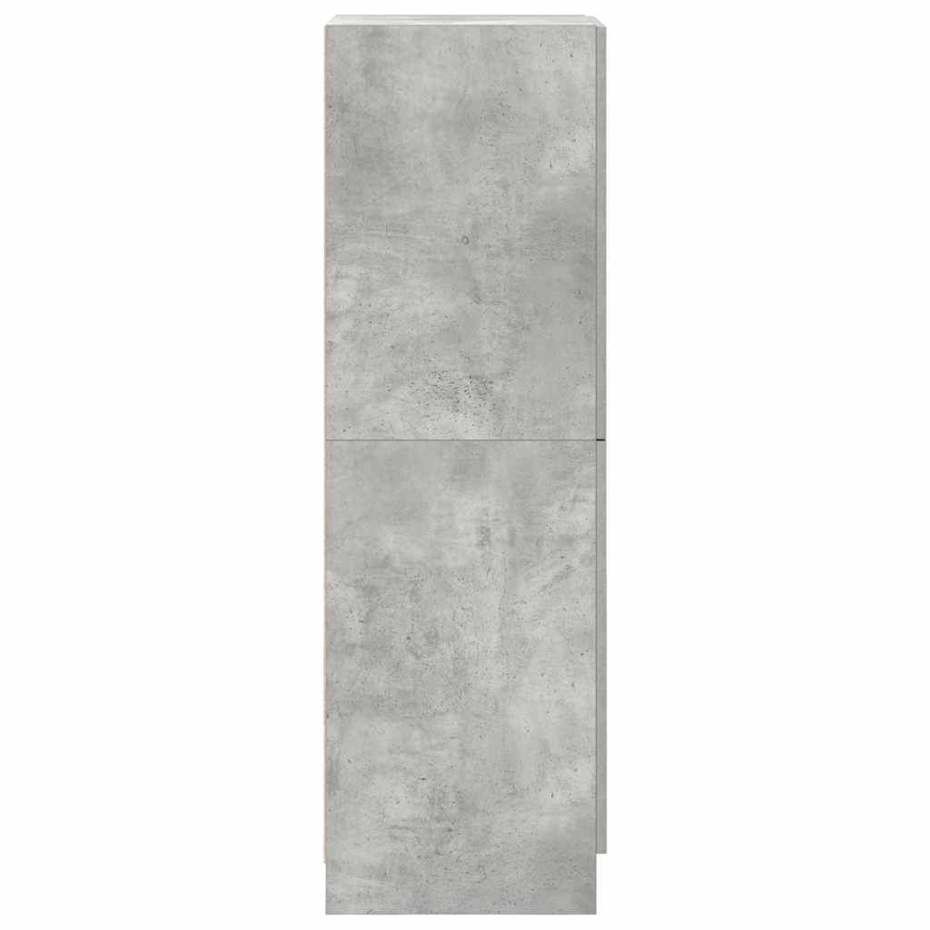 vidaXL Ντουλάπι κουζίνας Σκυρόδεμα Γκρι 38x41,5x131,5 cm