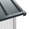 vidaXL Κλουβί Πουλιών Ανθρακί 422 x 103 x 142 εκ Γαλβανισμένος χάλυβας