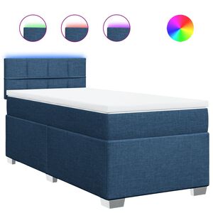 vidaXL &Kappa;&rho;&epsilon;&beta;ά&tau;&iota; Boxspring &mu;&epsilon; &Sigma;&tau;&rho;ώ&mu;&alpha; &Mu;&pi;&lambda;&epsilon; 90x200 &epsilon;&kappa;.&Upsilon;&phi;&alpha;&sigma;&mu;ά&tau;&iota;&nu;&omicron;