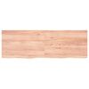 vidaXL Επιφ Τραπεζιού Αν Καφέ 180x60x(2-4)εκ. Επεξ. Μασίφ Ξύλο Δρυός