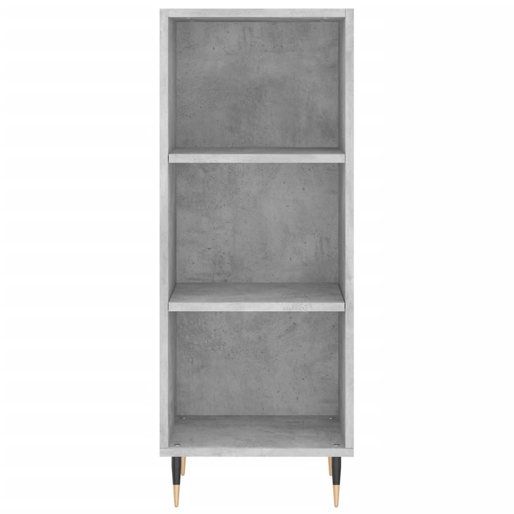 vidaXL Ντουλάπι Γκρι Σκυροδέματος 34,5x32,5x90 εκ. Επεξεργασμένο Ξύλο