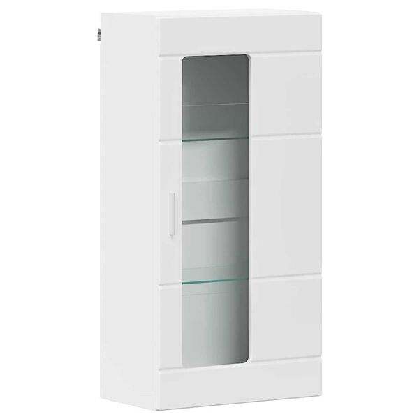 vidaXL Ντουλάπα τοίχου Λευκό 55 x 29 x 100 εκ Επεξεργασμένο ξύλο