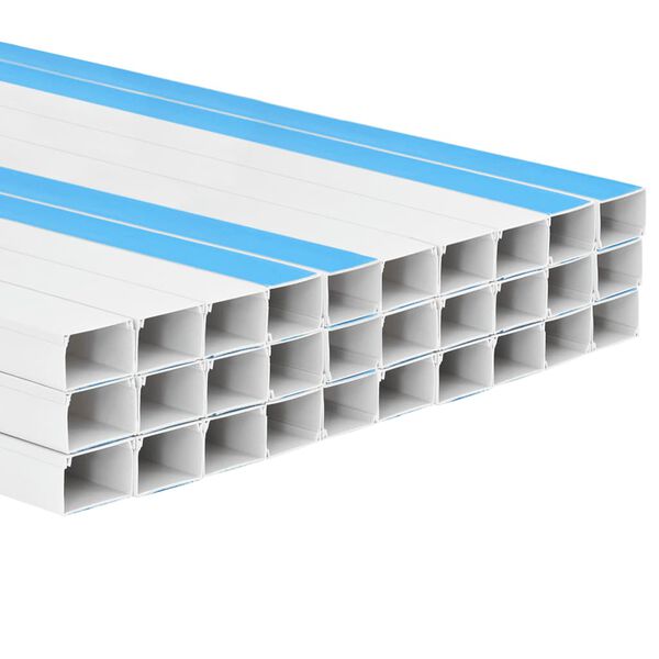 vidaXL Κανάλι Καλωδίων Αυτοκόλλητο 100 x 40 χιλ. 30 μ. από PVC