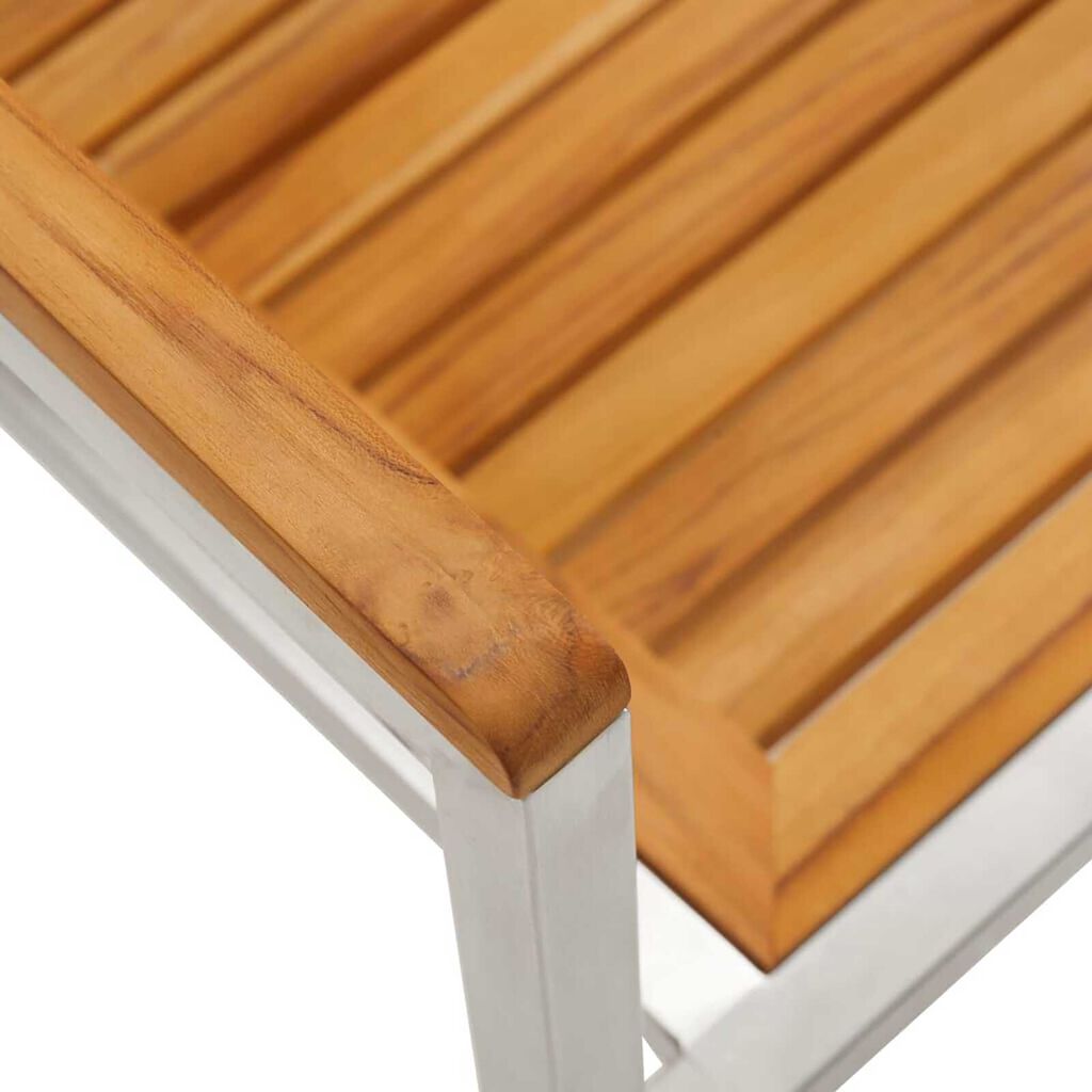 vidaXL Σέτ φαγητού για κήπο 7 pcs Σταθερό Ξύλο Ακακίας