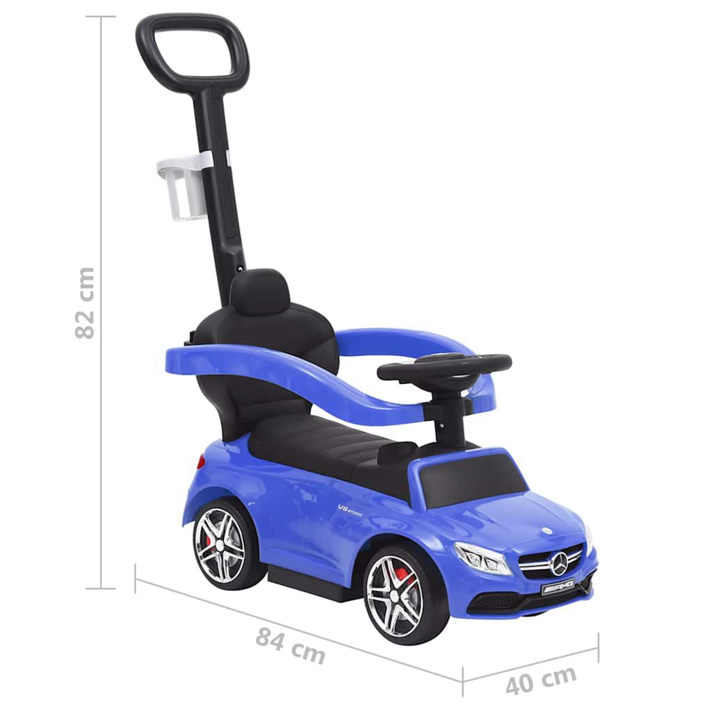 vidaXL Περπατούρα Αυτοκίνητο με Λαβή Mercedes-Benz C63 Μπλε