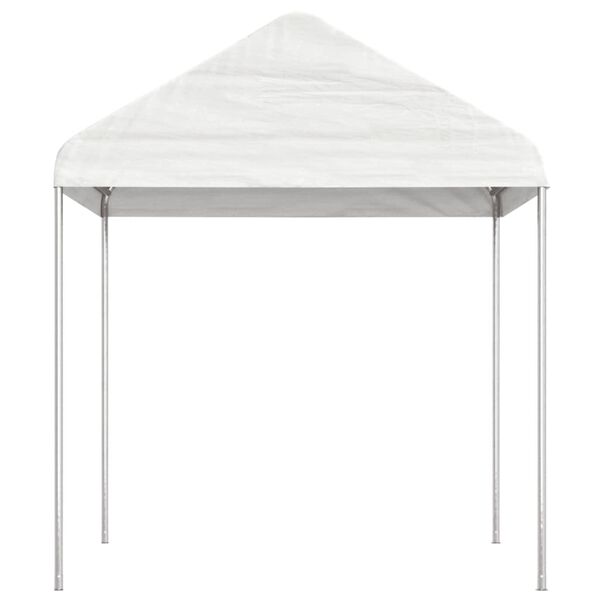 vidaXL Κιόσκι με Τέντα Λευκό 13,38 x 2,28 x 2,69 μ. από Πολυαιθυλένιο