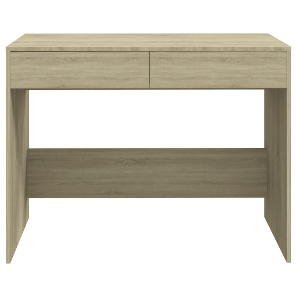vidaXL Γραφείο Sonoma Δρυς 101x50x76,5 εκ. από Επεξεργασμένο Ξύλο