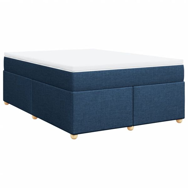 vidaXL &Kappa;&rho;&epsilon;&beta;ά&tau;&iota; Boxspring &mu;&epsilon; &Sigma;&tau;&rho;ώ&mu;&alpha; &Mu;&pi;&lambda;&epsilon; 160x200 &epsilon;&kappa;. &Upsilon;&phi;&alpha;&sigma;&mu;ά&tau;&iota;&nu;&omicron;