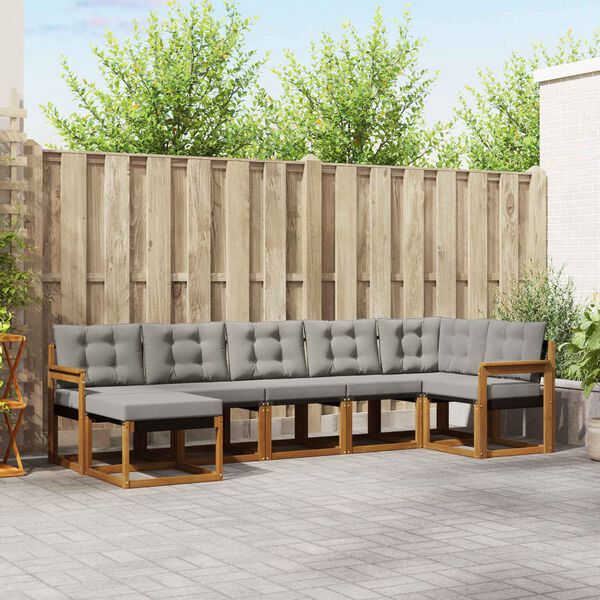 vidaXL &Sigma;&epsilon;&iota;&rho;ά &Kappa;&alpha;&nu;&alpha;&pi;έ &Epsilon;&xi;&omega;&tau;&epsilon;&rho;&iota;&kappa;&omicron;ύ 7 pcs &Phi;&upsilon;&sigma;&iota;&kappa;ό &kappa;&alpha;&iota; &Alpha;&nu;&omicron;&iota;&chi;&tau;ό &Gamma;&kappa;&rho;&iota;