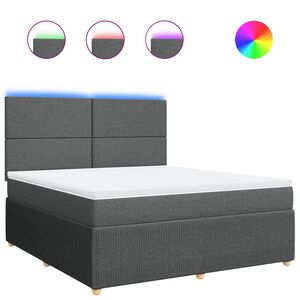 vidaXL &Kappa;&rho;&epsilon;&beta;ά&tau;&iota; Boxspring &mu;&epsilon; &Sigma;&tau;&rho;ώ&mu;&alpha; &Sigma;&kappa;&omicron;ύ&rho;&omicron; &Gamma;&kappa;&rho;&iota; 180x200 &epsilon;&kappa; &Upsilon;&phi;&alpha;&sigma;&mu;ά&tau;&iota;&nu;