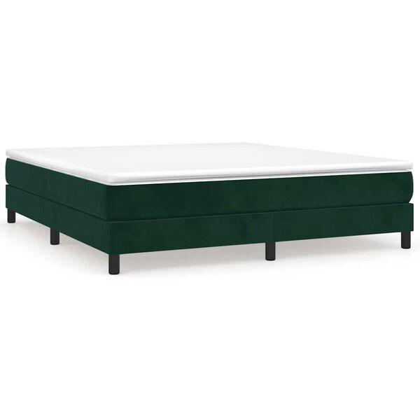 vidaXL &Kappa;&rho;&epsilon;&beta;ά&tau;&iota; Boxspring &mu;&epsilon; &Sigma;&tau;&rho;ώ&mu;&alpha; &Sigma;&kappa;&omicron;ύ&rho;&omicron; &Pi;&rho;ά&sigma;&iota;&nu;&omicron; 160x200&epsilon;&kappa;. &Beta;&epsilon;&lambda;&omicron;ύ&delta;&iota;&nu;&omicron;