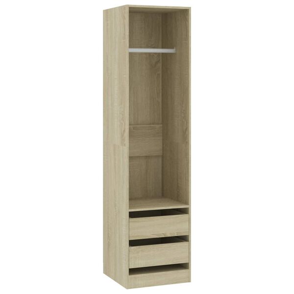 vidaXL Ντουλάπα με Συρτάρια Sonoma Δρυς 50 x 50 x 200 εκ. Επεξ. Ξύλο