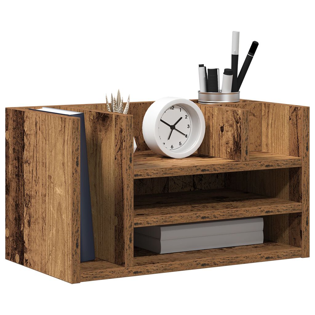 vidaXL Οργανωτής Γραφείου Ξύλο 44.5x24x25 cm