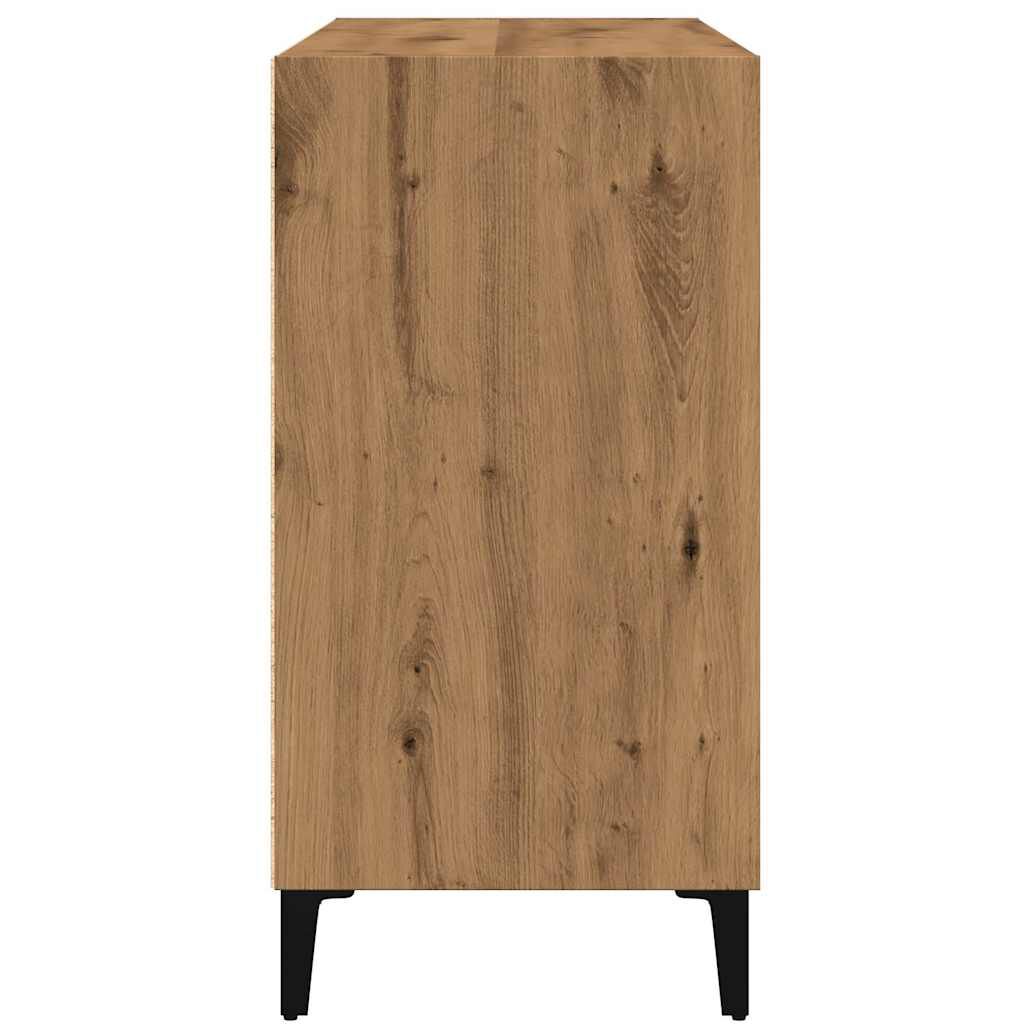 vidaXL Ραφιέρα Αρτισιανή Δρυς 103,5 x 35 x 70 εκ. από Επεξεργ. Ξύλο