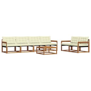 vidaXL &Sigma;&epsilon;&iota;&rho;ά &Kappa;&alpha;&nu;&alpha;&pi;έ &Epsilon;&xi;&omega;&tau;&epsilon;&rho;&iota;&kappa;&omicron;ύ &mu;&epsilon; &mu;&alpha;&xi;&iota;&lambda;ά&rho;&iota; 7 pcs &Phi;&upsilon;&sigma;&iota;&kappa;ό &kappa;&alpha;&iota; &Kappa;&rho;έ&mu;&alpha;