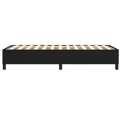 vidaXL Πλαίσιο Κρεβατιού Boxspring Μαύρο 90 x 200 εκ. Υφασμάτινο