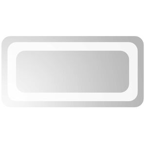 vidaXL &Kappa;&alpha;&theta;&rho;έ&phi;&tau;&eta;&sigmaf; &mu;&pi;ά&nu;&iota;&omicron;&upsilon; LED &Delta;&iota;&alpha;&phi;&alpha;&nu;έ&sigmaf; 40 x 20 cm &sigma;&kappa;&lambda;&eta;&rho;&upsilon;&mu;έ&nu;&omicron; &gamma;&upsilon;&alpha;&lambda;ί