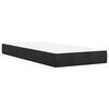 vidaXL Κρεβάτι Boxspring με Στρώμα Μαύρο 100x200 εκ. Βελούδινο
