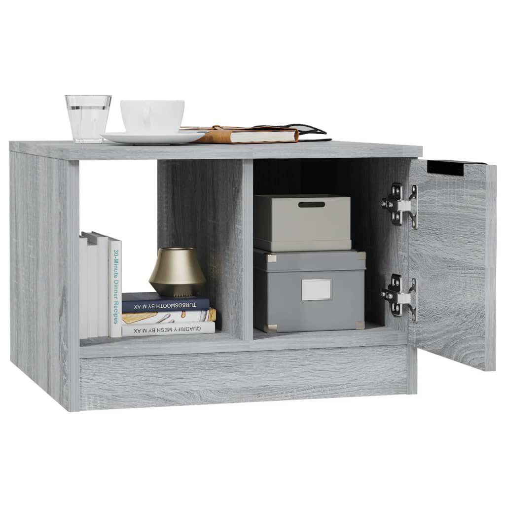 vidaXL Τραπεζάκι Σαλονιού Γκρι Sonoma 50x50x36 εκ. Επεξεργασμένο Ξύλο