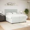 vidaXL &Kappa;&rho;&epsilon;&beta;ά&tau;&iota; Boxspring &mu;&epsilon; &Sigma;&tau;&rho;ώ&mu;&alpha; &Alpha;&nu;&omicron;&iota;&chi;&tau;ό &Gamma;&kappa;&rho;&iota; 200x200 &epsilon;&kappa;. &Beta;&epsilon;&lambda;&omicron;ύ&delta;&iota;&nu;&omicron;