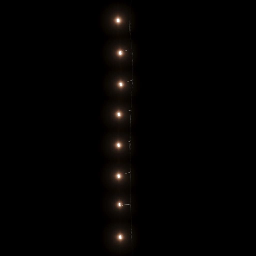 vidaXL Λαμπάκια LED Εσωτερικού/Εξωτερικού Χώρου 2000 Θερμό Λευκό 200 μ