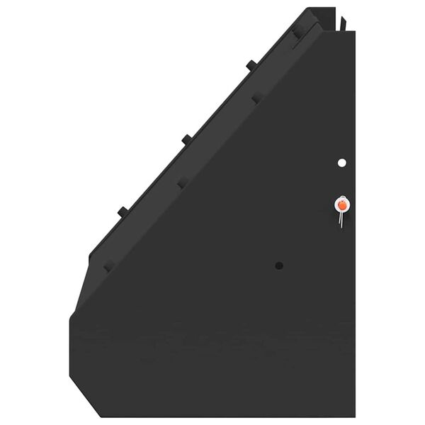 vidaXL Στόχος-παγίδα σφαιριδίων Μαύρο 31 x 23 x 31.5 εκ Ατσάλι