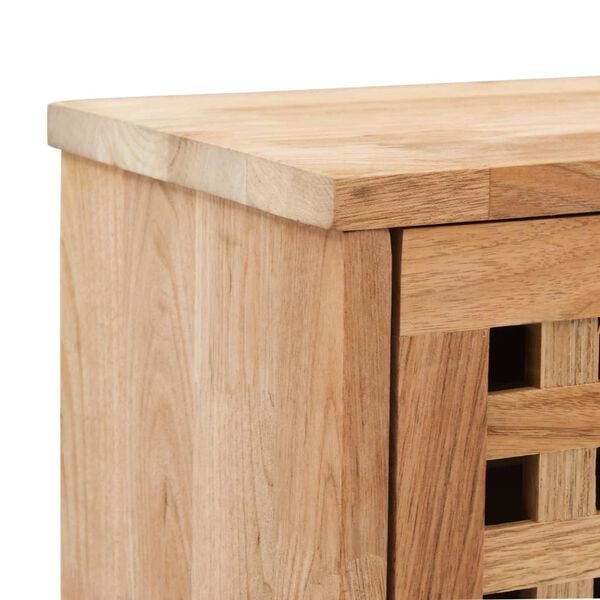 vidaXL Παπουτσοθήκη / Πάγκος 94 x 20 x 38 εκ. από Μασίφ Ξύλο Καρυδιάς