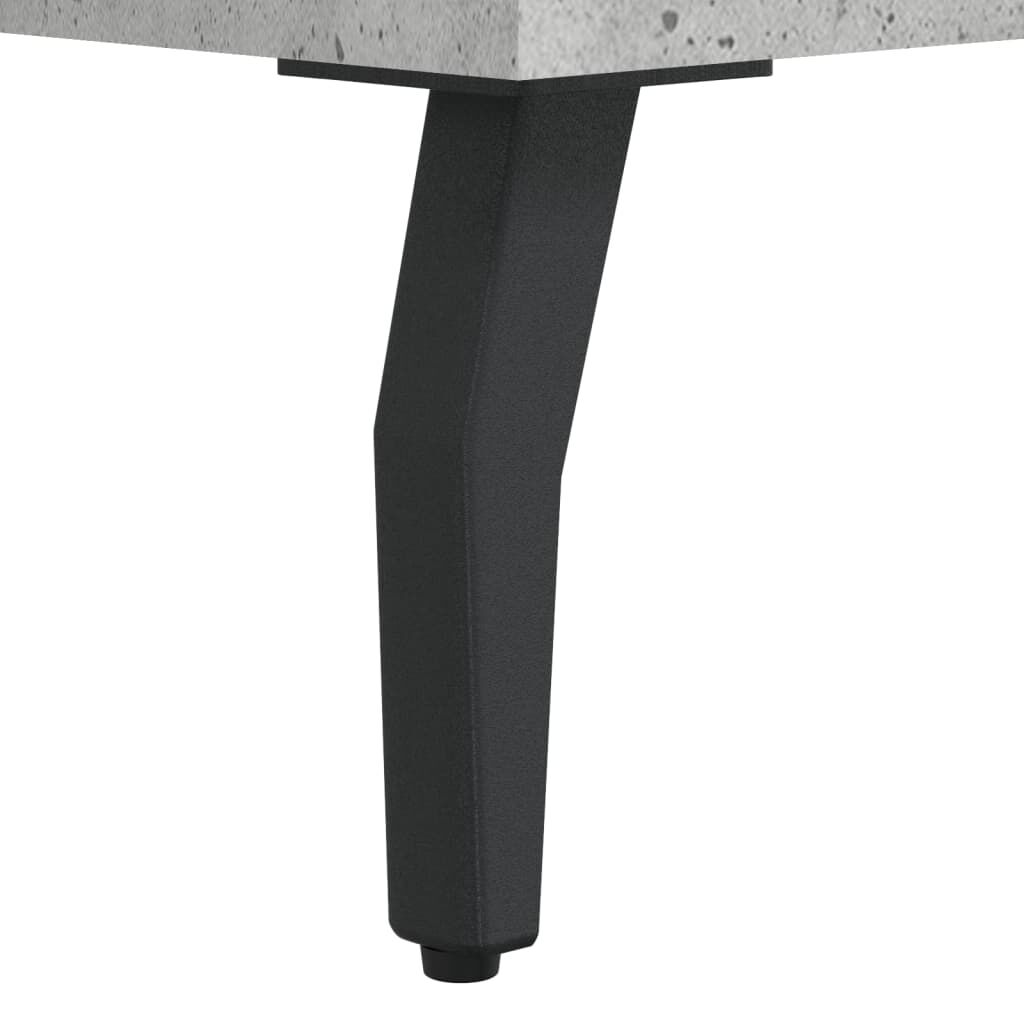 vidaXL Ντουλάπι Γκρι Σκυροδέματος 34,5x34x180 εκ. Επεξεργασμένο Ξύλο