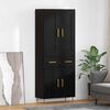 Highboard &Mu;&alpha;ύ&rho;&eta; &Omicron;&xi;&upsilon;ά 69,5 x 34 x 180 &epsilon;&kappa;. &Epsilon;&pi;&epsilon;&xi;&epsilon;&rho;&gamma;&alpha;&sigma;&mu;έ&nu;&omicron; &xi;ύ&lambda;&omicron;