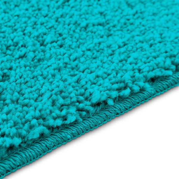 vidaXL Πατάκι μπάνιου 3 pcs Τιρκουάζ 50 x 50 cm Πολυπροπυλένιο