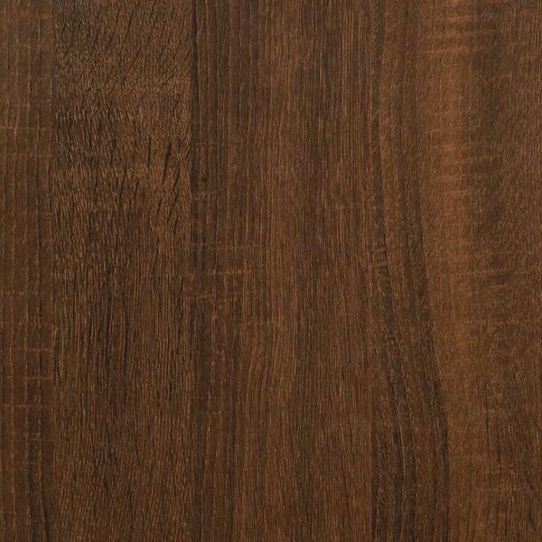 vidaXL Ντουλάπι Μπάνιου Καφέ Δρυς 80 x 33 x 60 εκ. Επεξεργασμένο Ξύλο