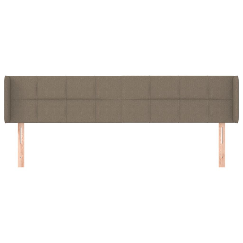 vidaXL Κεφαλάρι με Πτερύγια Taupe 183x16x78/88 εκ. Υφασμάτινο
