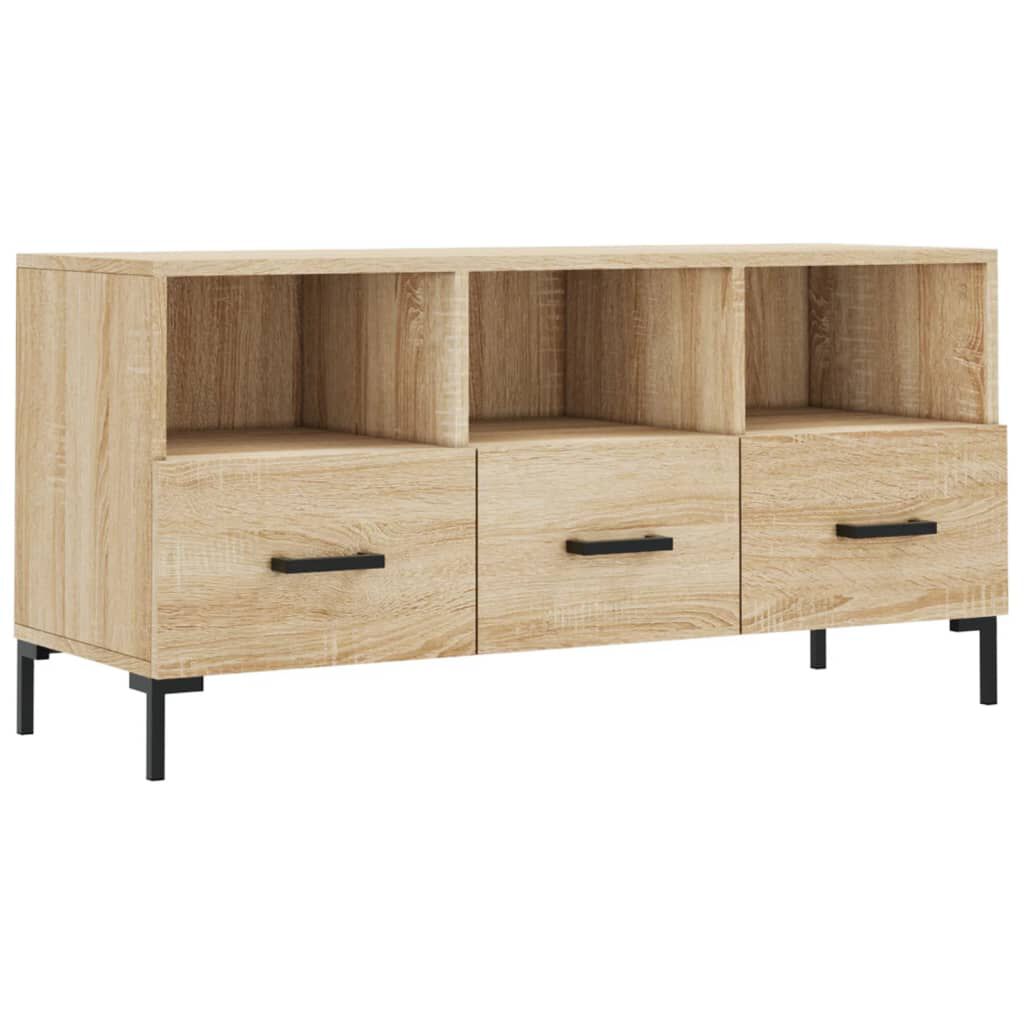vidaXL Έπιπλο Τηλεόρασης Sonoma Δρυς 102 x 36 x 50 εκ. Επεξεργ. Ξύλο