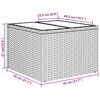 vidaXL Σετ Καναπέ Κήπου 5 pcs Μπεζ και Κρέμα 55 x 55 x 37 εκ