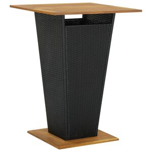 vidaXL &Tau;&rho;&alpha;&pi;έ&zeta;&iota; &Mu;&pi;&alpha;&rho; &Mu;&alpha;ύ&rho;&omicron; 80x80x110 &epsilon;&kappa;. &Sigma;&upsilon;&nu;&theta;&epsilon;&tau;&iota;&kappa;ό &Rho;&alpha;&tau;ά&nu; / &Xi;ύ&lambda;&omicron; &Alpha;&kappa;&alpha;&kappa;ί&alpha;&sigmaf;