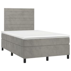 vidaXL &Kappa;&rho;&epsilon;&beta;ά&tau;&iota; Boxspring &mu;&epsilon; &Sigma;&tau;&rho;ώ&mu;&alpha; &Alpha;&nu;&omicron;&iota;&chi;&tau;ό &Gamma;&kappa;&rho;&iota; 120x190 &epsilon;&kappa;. &Beta;&epsilon;&lambda;&omicron;ύ&delta;&iota;&nu;&omicron;