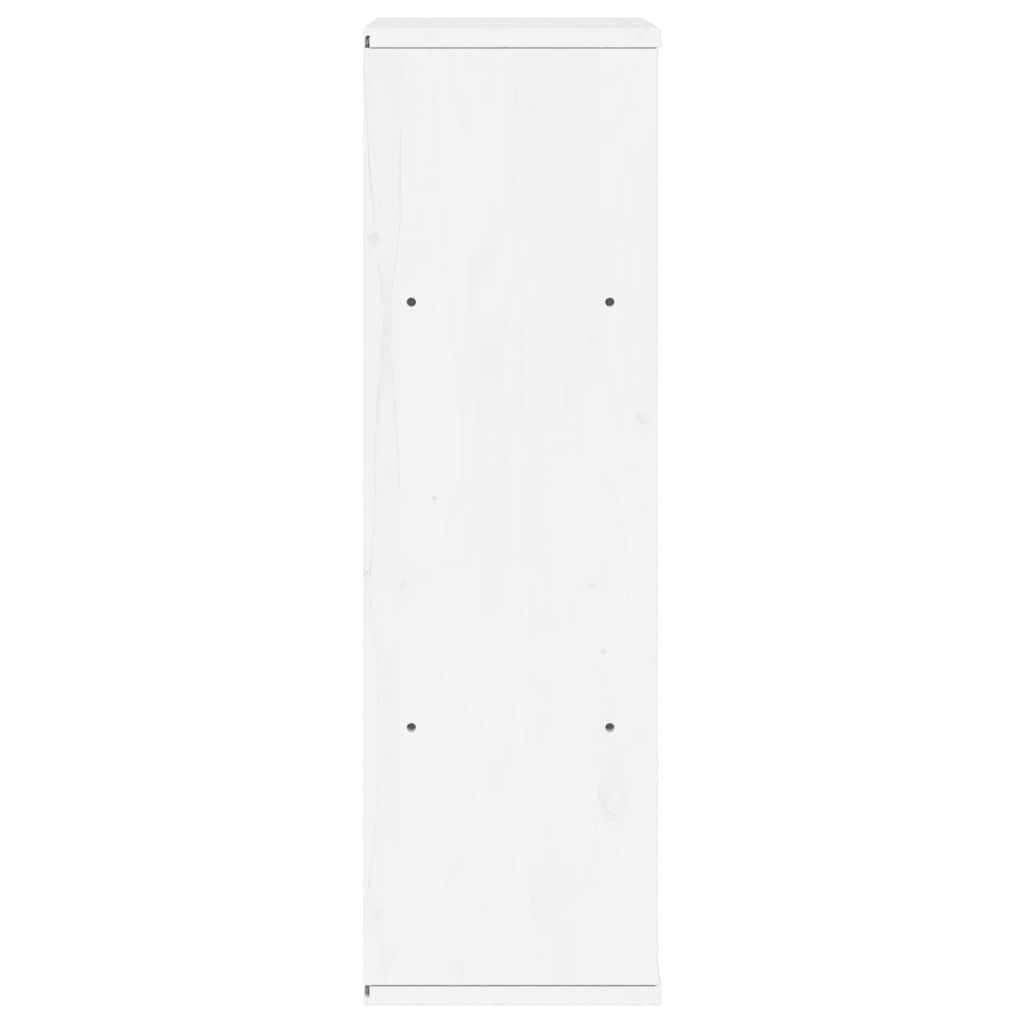 vidaXL Βοηθητικό Ντουλάπι ODDA Λευκό 40x24x79εκ. από Μασίφ Ξύλο Πεύκου