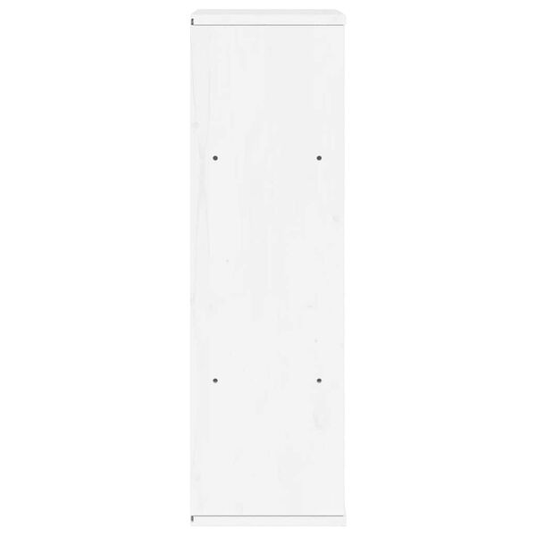 vidaXL Βοηθητικό Ντουλάπι ODDA Λευκό 40x24x79εκ. από Μασίφ Ξύλο Πεύκου