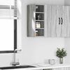 vidaXL Κρεμαστό Ντουλάπι "Riga" Γκρι Sonoma 20x29,5x60 εκ. από Τεχνητό Ξύλο