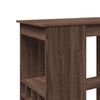 vidaXL Τραπέζι Μπαρ με Ράγες Καφέ Δρυς 90x47,5x103,5 εκ. Επεξεργ. Ξύλο
