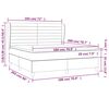 vidaXL &Kappa;&rho;&epsilon;&beta;ά&tau;&iota; Boxspring &mu;&epsilon; &Sigma;&tau;&rho;ώ&mu;&alpha; &Mu;&pi;&lambda;&epsilon; 180x200 &epsilon;&kappa;. &Upsilon;&phi;&alpha;&sigma;&mu;ά&tau;&iota;&nu;&omicron;
