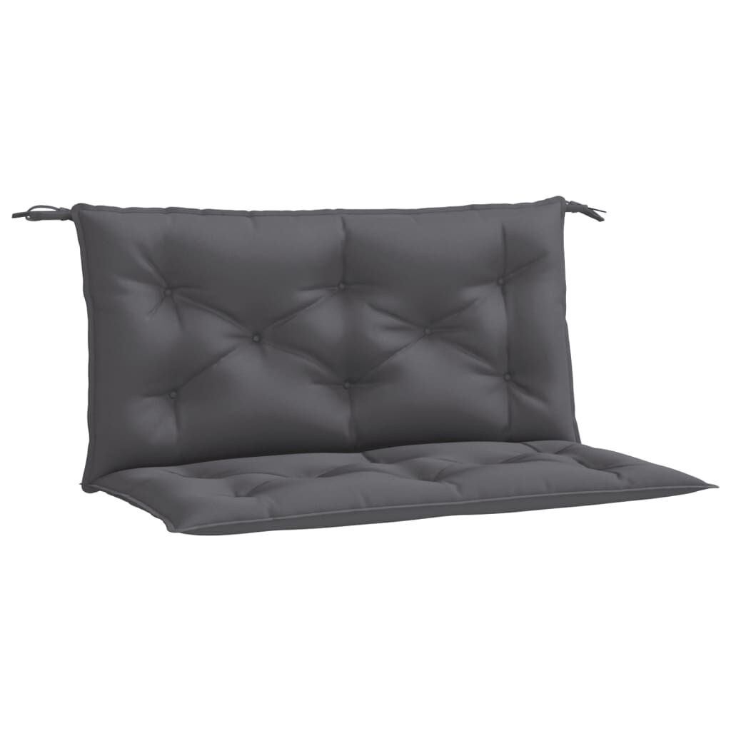 vidaXL Μαξιλάρια Πάγκου Κήπου 2 τεμ. Ανθρακί 100x50x7cm Ύφασμα Oxford