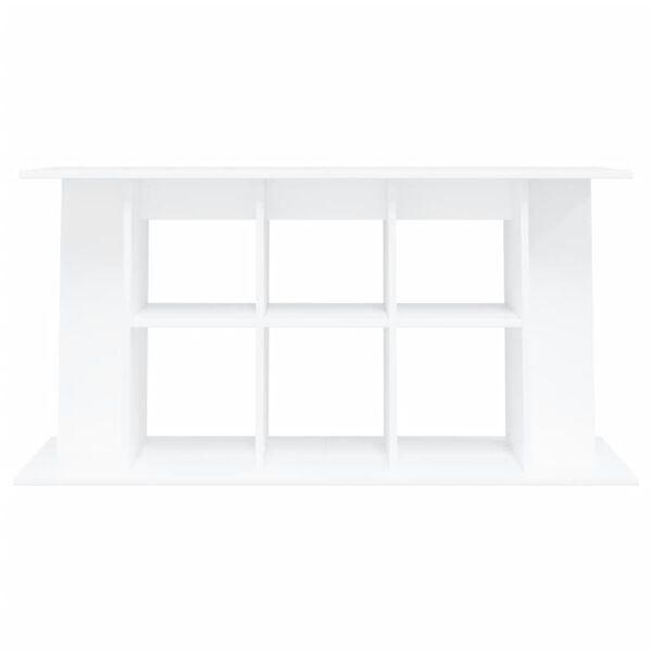 vidaXL Βάση Ενυδρείου Λευκή 120 x 40 x 60 εκ. από Επεξεργασμένο Ξύλο