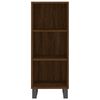 vidaXL Ντουλάπι Καφέ Δρυς 34,5 x 34 x 180 εκ. από Επεξεργασμένο Ξύλο